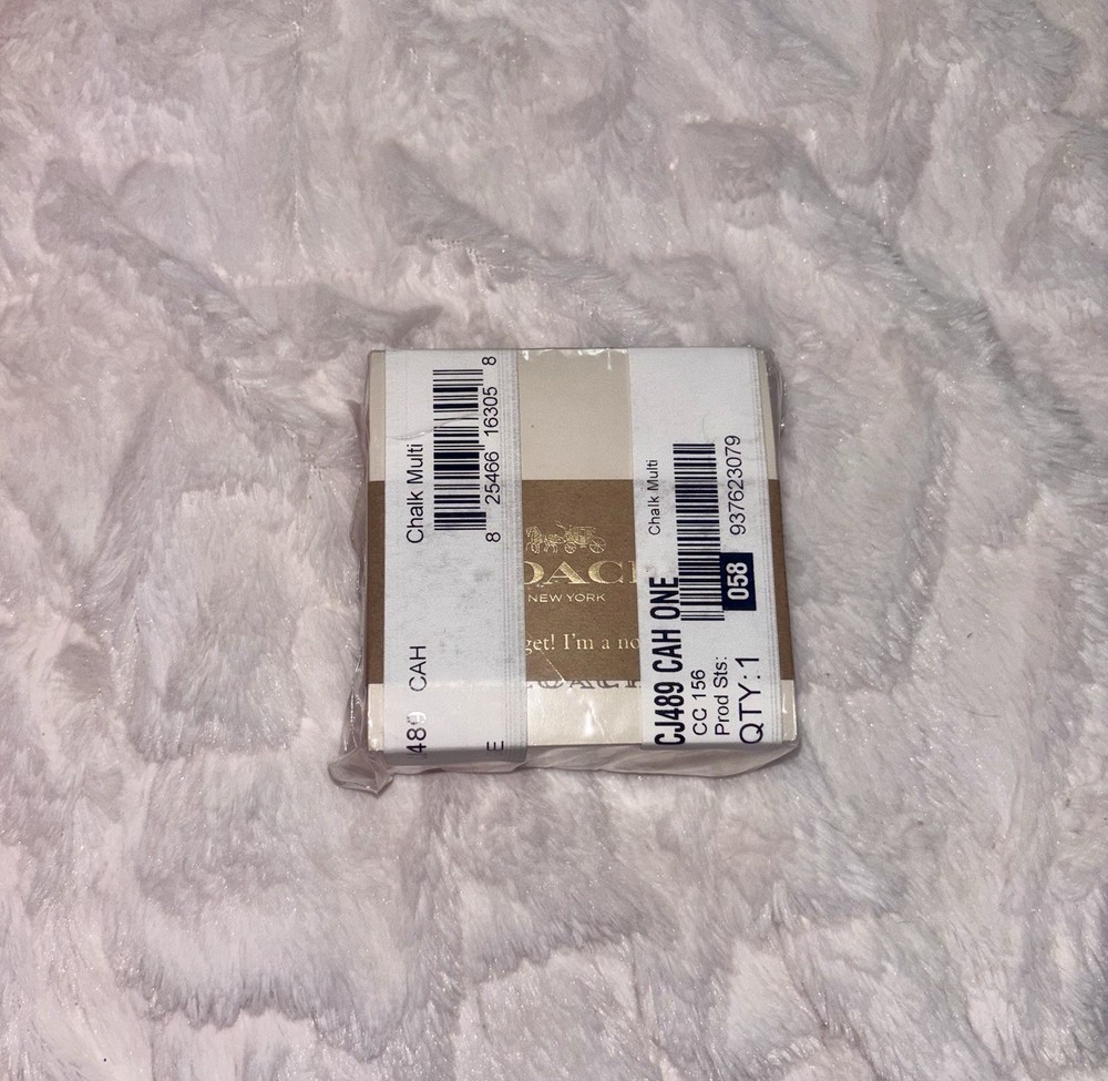 NEW Coach Chalk Multi Floral Print 288 Sheet Note Cube