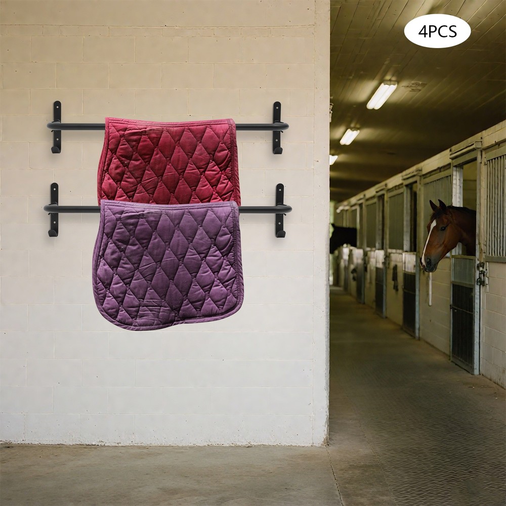 Wall Mounted Saddle Blanket Bar 4 Saddle Blanket Racks Saddle Blanket Racks