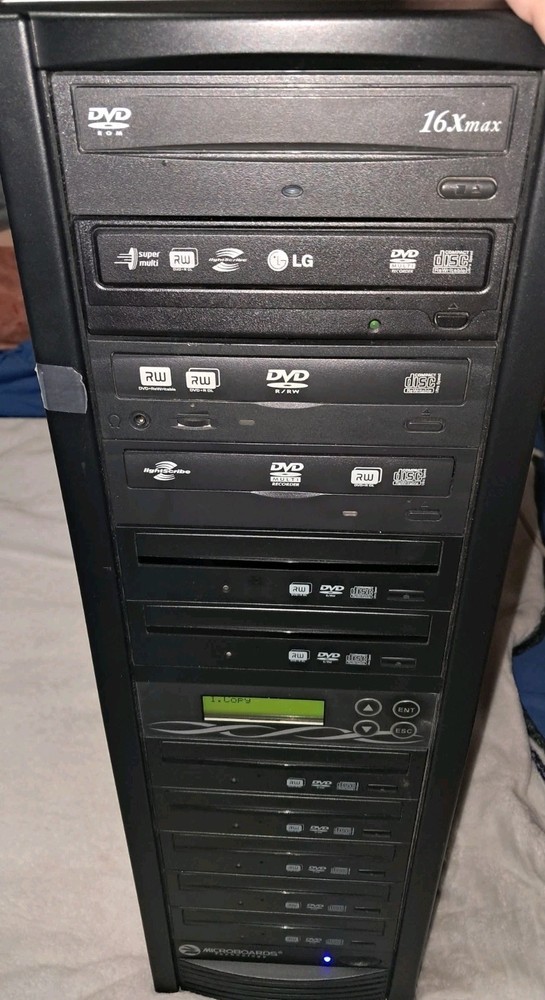 MicroBoards Technology Copywriter 10 Disk DVD Autocopy Duplicator Machine