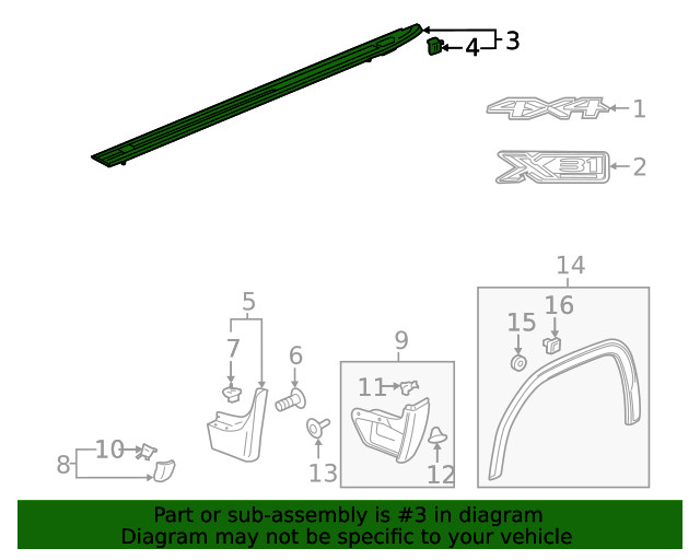 Genuine GM Upper Molding 84545452