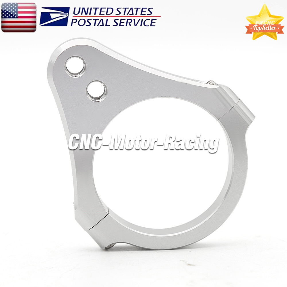 51mm CNC Universal Motorcycle Steering Damper Fork Frame Mount Clamp Bracket
