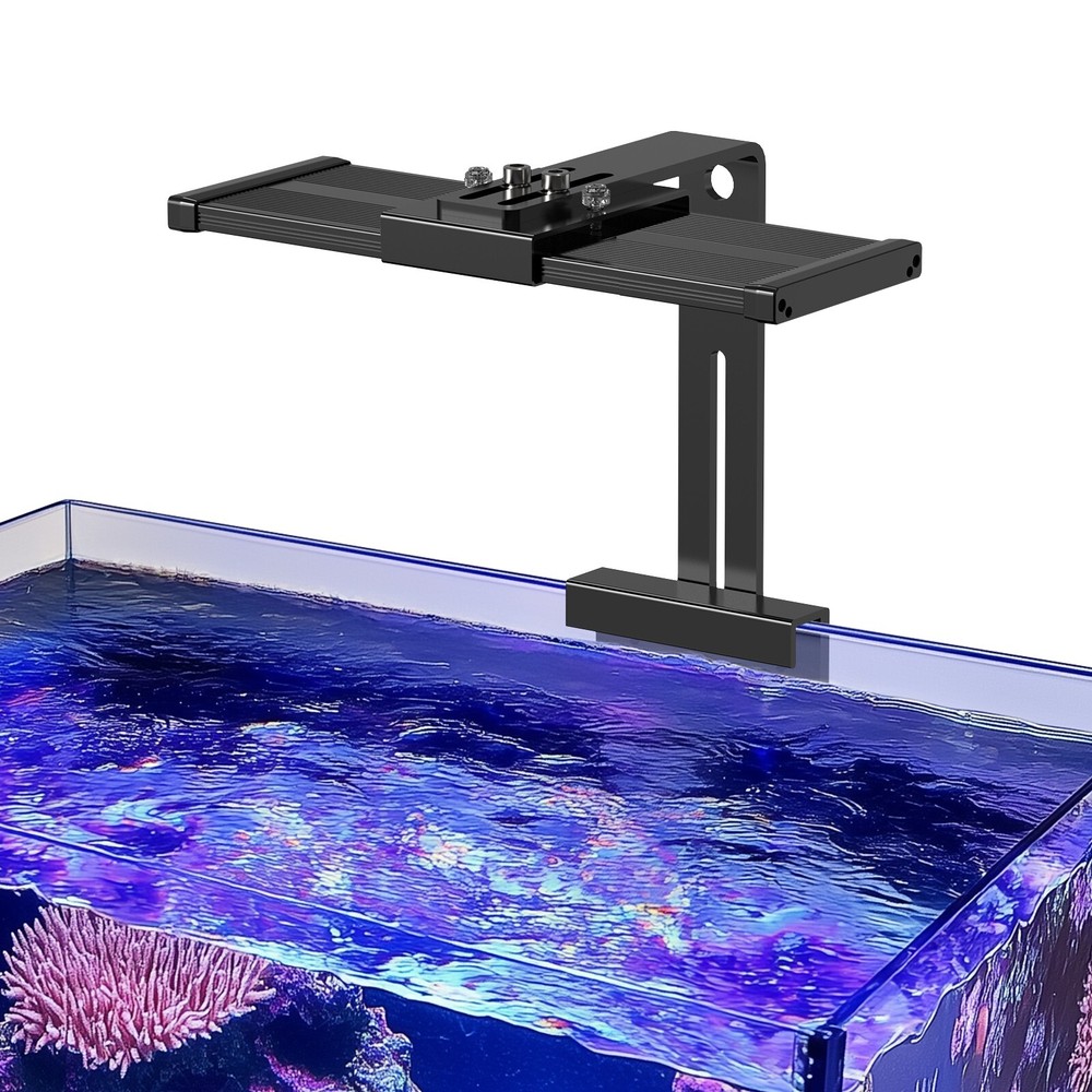 hygger Clip on Full Spectrum Aquarium Marine Light Adjustable Timer Brightness