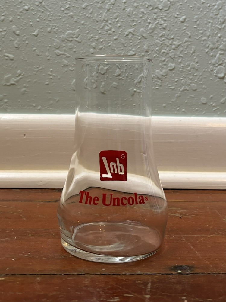 1970s 7UP “The Uncola” upside-down drinking glasses