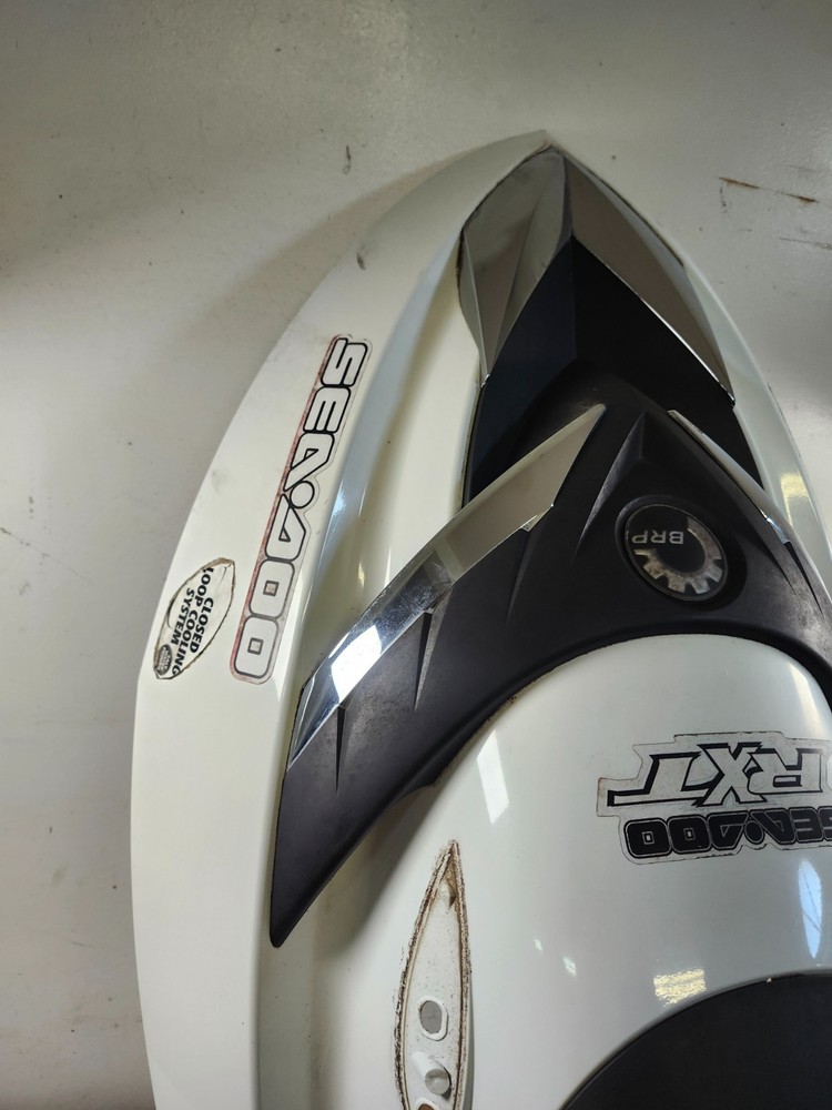 2007 Seadoo RXT 215 Front Hood Storage Cover Mirror Mount Dash Fairing Plastic