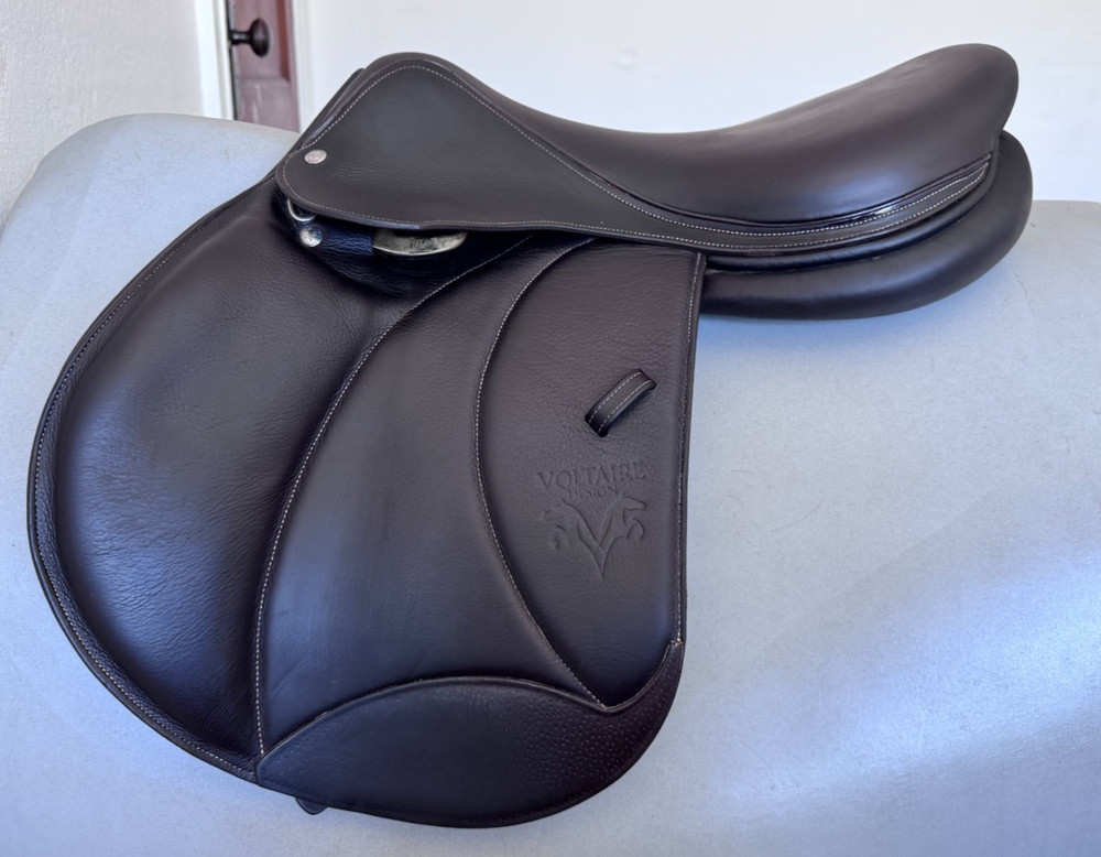 18" Voltaire Palm Beach E PRO Saddle - 2023 - 2A - Full Buffalo - EQUISENSE TECH