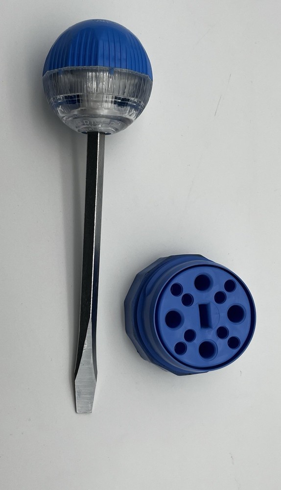 Vtg Creative Tools Easydriver Ratchet Ball Screwdriver Tool System Kit Works