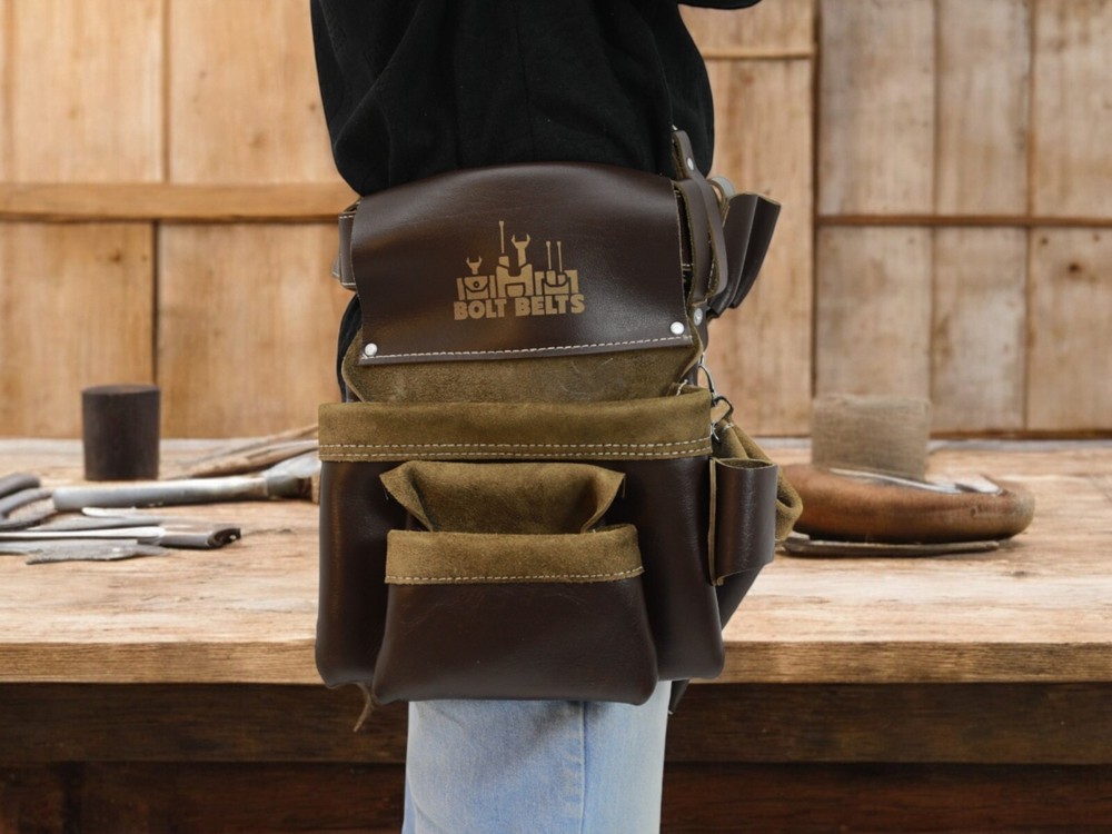 Genuine Leather Trimmer Tool Belt – Built for Precision & Comfort