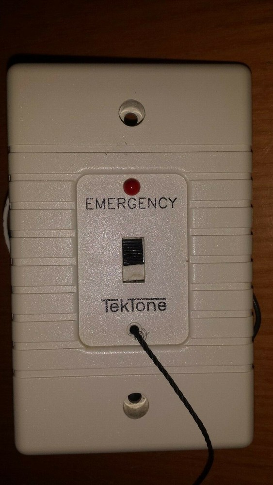 TekTone SF118 / 2B Emergency Pull Cord call station Wall Plate Switch