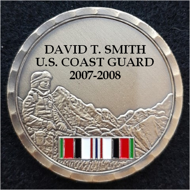 Challenge Coin: Veteran - Enduring Freedom ALL Branches ENGRAVED