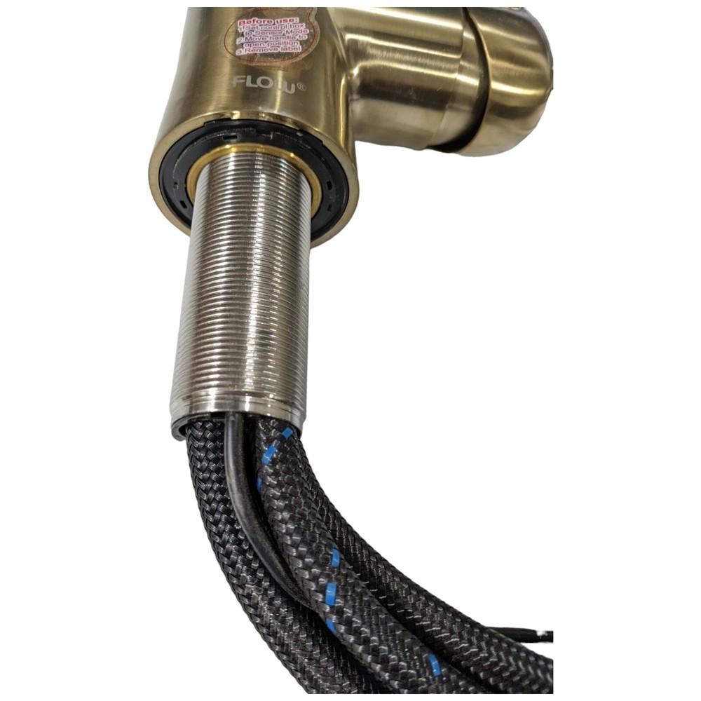 Bemis Bio Bidet FLOW Motion Activated Gold Kitchen Faucet Pull-Down Sprayer