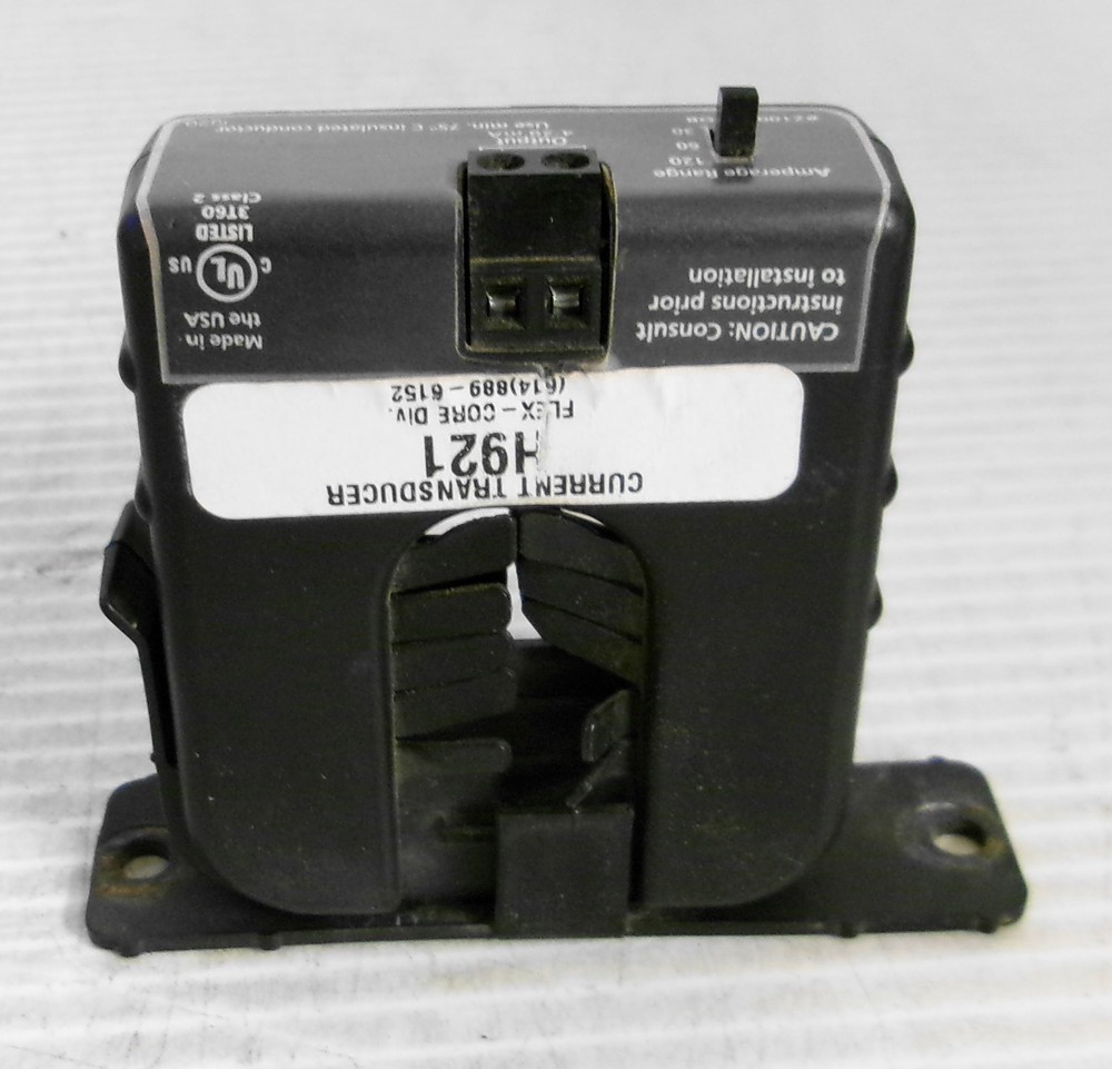 Flex Core H921 Split-Core Current Transducer 0-30/60/120Amp Range 4-20mA