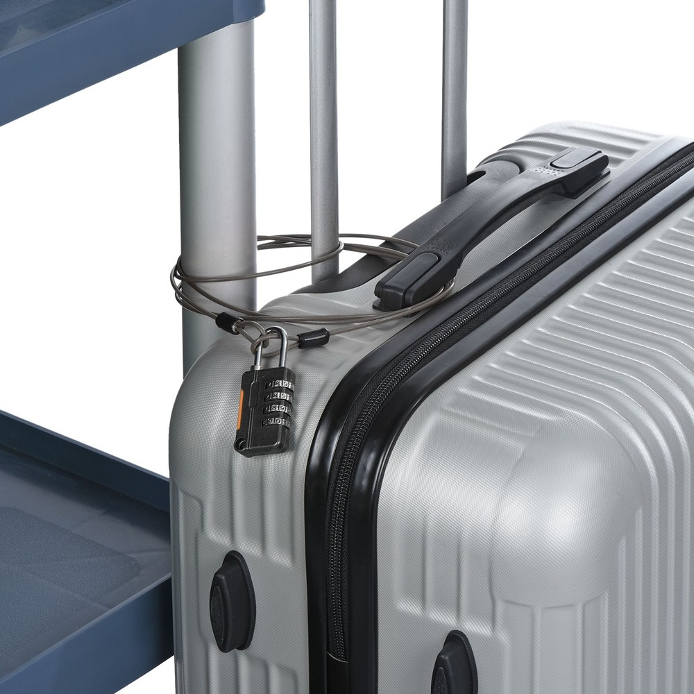 1Pcs 6.5Ft 4Digit Security Cable Padlock Combination Lock