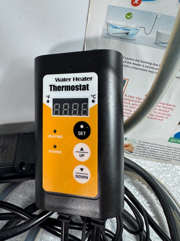 3500w Portable Hot Tub Heater with Thermostat for Bathtub/Ground Pools 240v