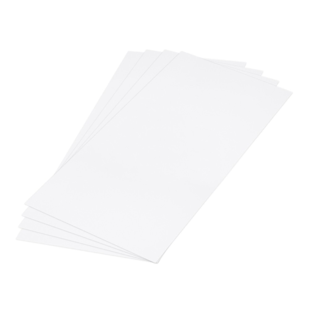 ABS Plastic Sheet 24" x 12" x 0.06" ABS Styrene Sheets White 4 Pcs