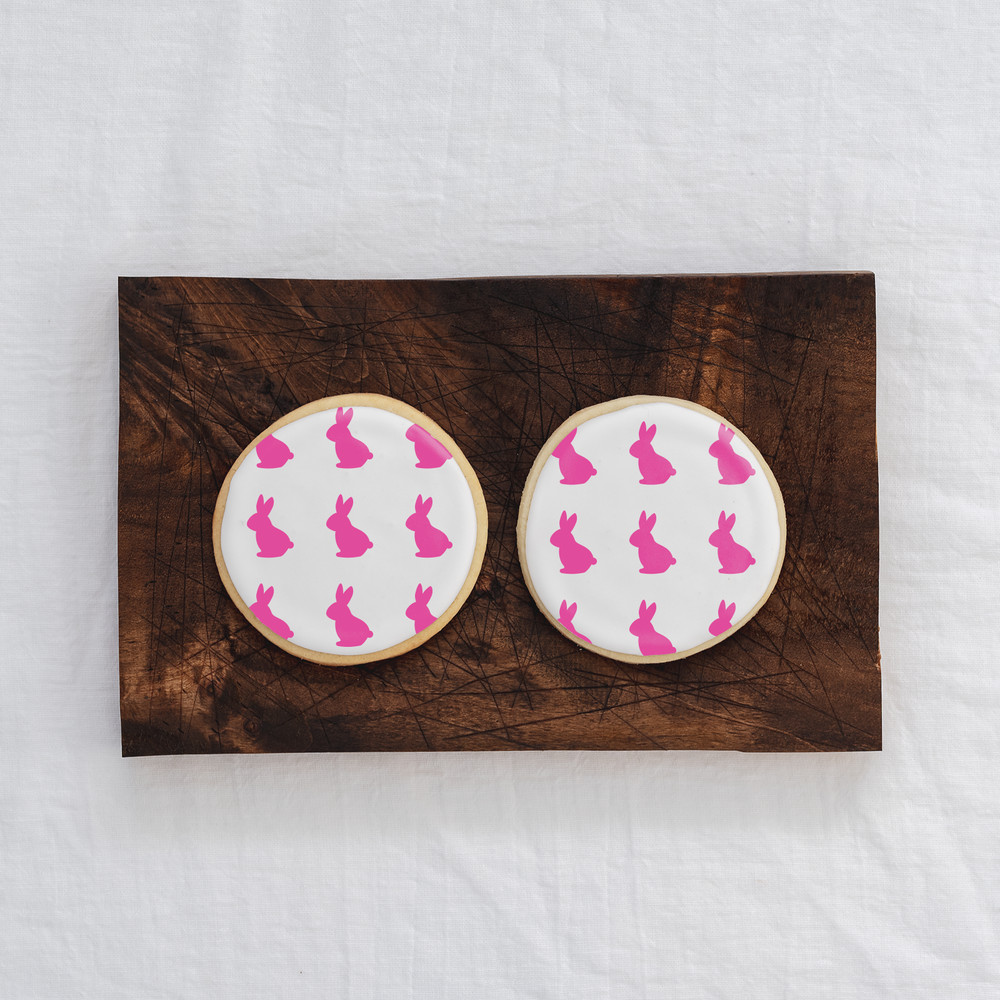 Rabbits Cookie Stencil - Durable & Reusable Mylar Stencils
