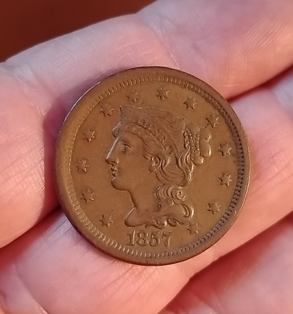 1857 Small Date Large Cent