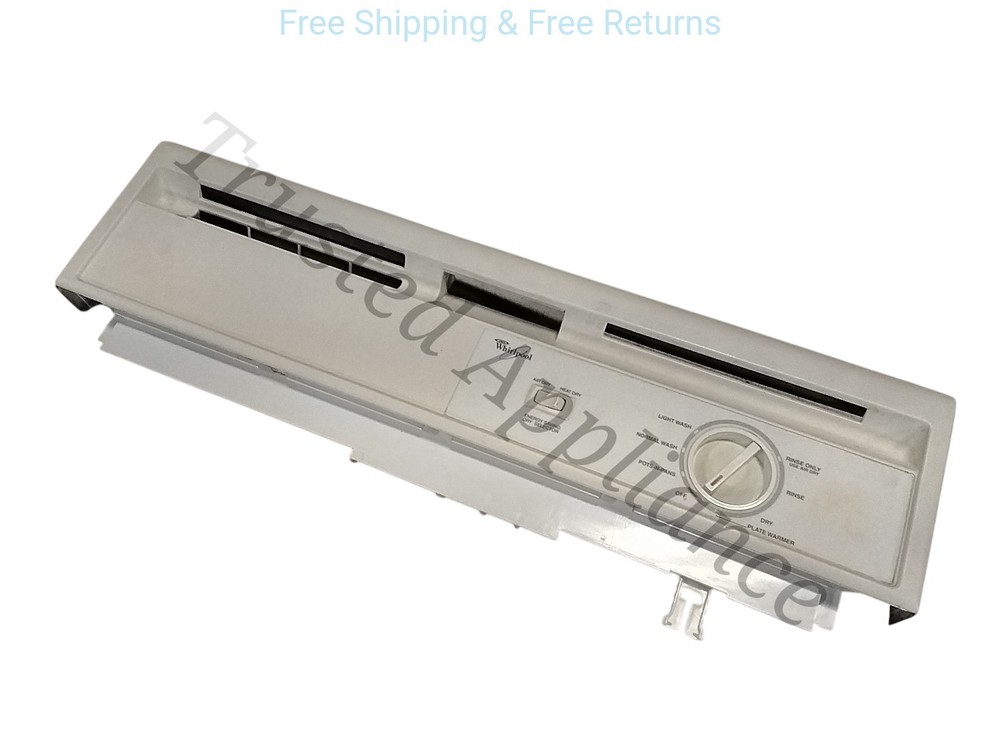 OEM Dishwasher Control Panel  with Timer 8051210 WHITE