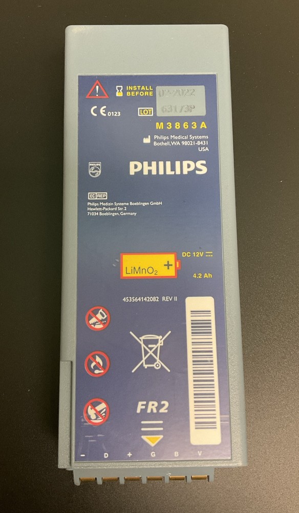 Philips Medical System M3863A Battery