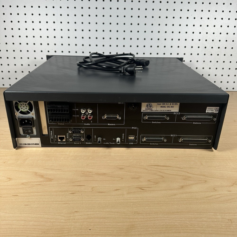 Harding Instruments Microcomm Digital Intercom System DXL DCC