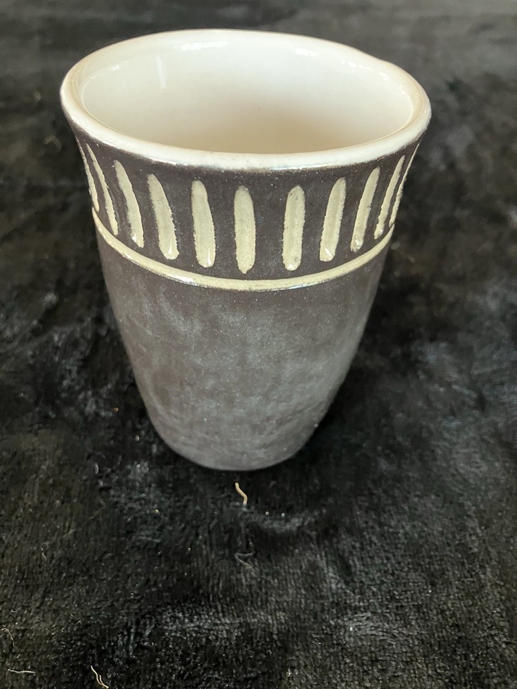 Studio Art Pottery Small Cup/ Planter Hand Made