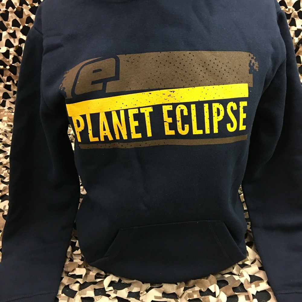 NEW Planet Eclipse Derail Hooded Sweatshirt - Navy - Large