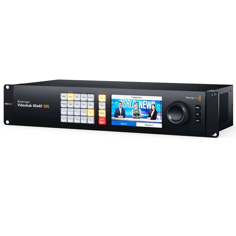 Blackmagic Design Videohub 40x40 12G Zero Latency Video Router
