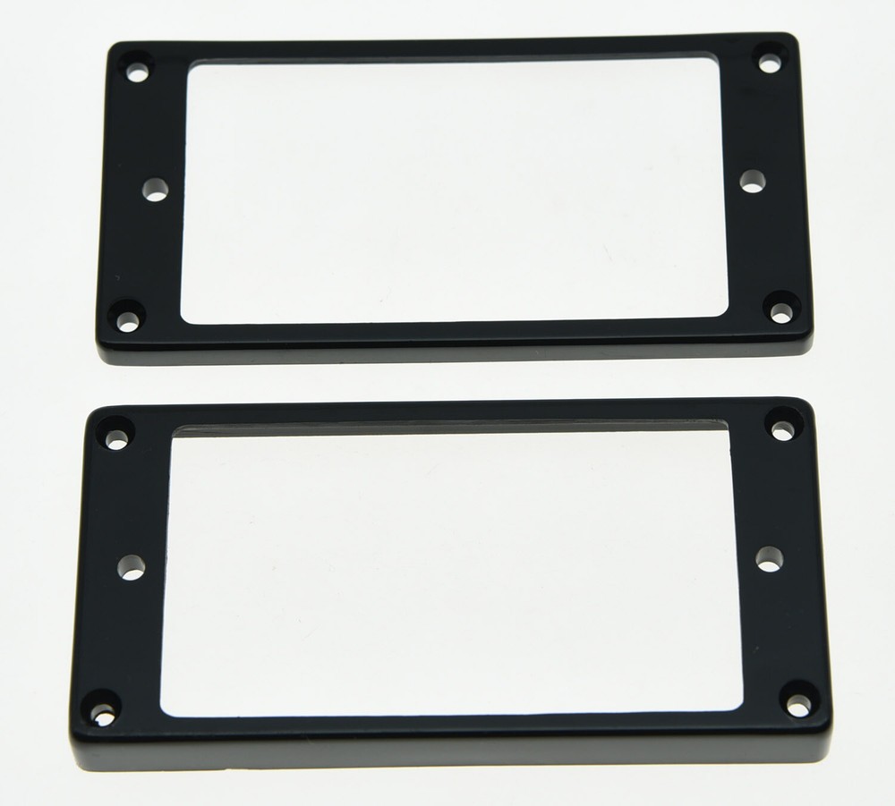 KAISH 2pcs Humbucker Pickup Ring Flat Base Bottom Frame for Epiphone Les Paul