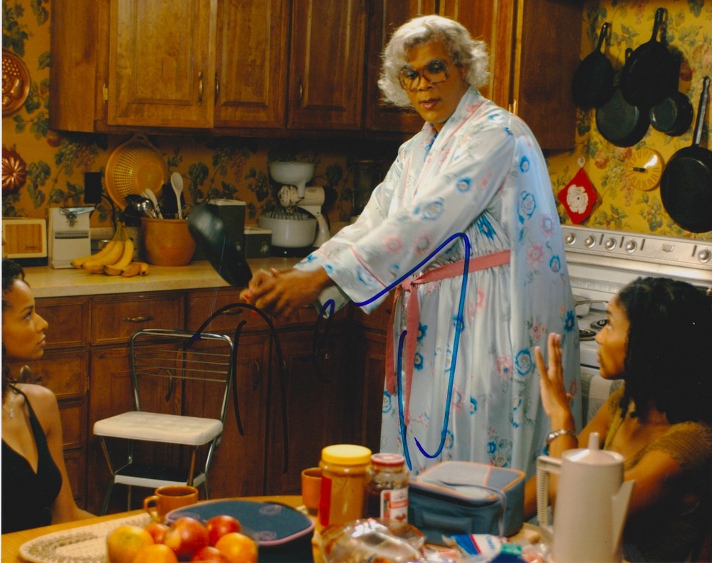 Tyler Perry signed Madea 8x10 photo