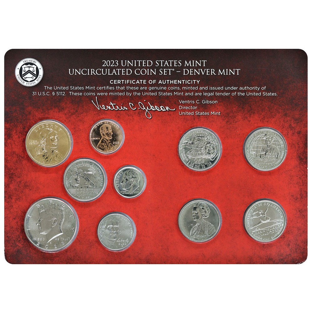 2023 Mint Set Original Plastic 20 BU Coins
