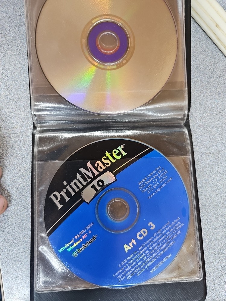 PrintMaster Gold 10 6 Good CDs Broderbund Software Windows 95 98 PC Desktop