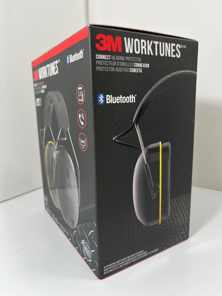 3M Pro Worktunes Wireless Hearing Protector Bluetooth - 90543 - NEW in Box