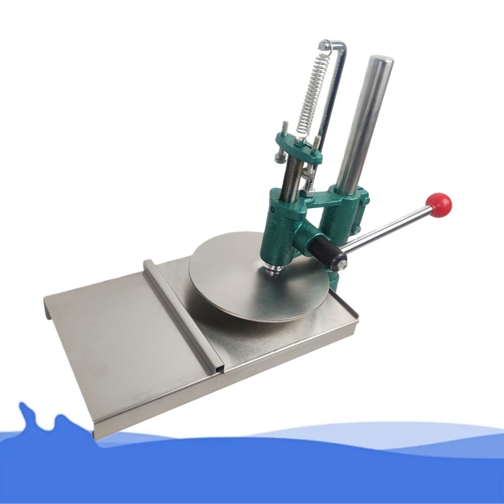 Home Manual Dough Rolling Machine 20cm Diameter Round Dough Maker