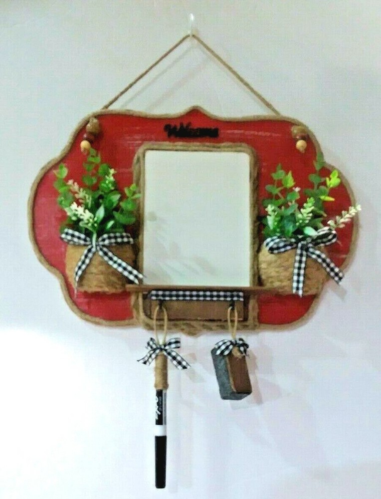 DECORATIVE SMALL DRY ERASE BOARD - WALL HANGING SIGN