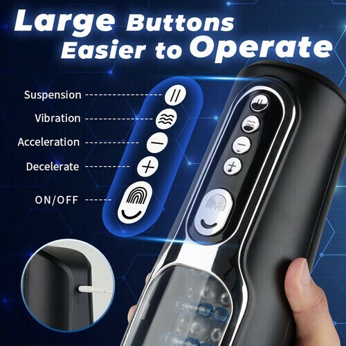 Automatic Male Masturbaters Thrusting Rotating Vibrating Strokers Cup Lubricants