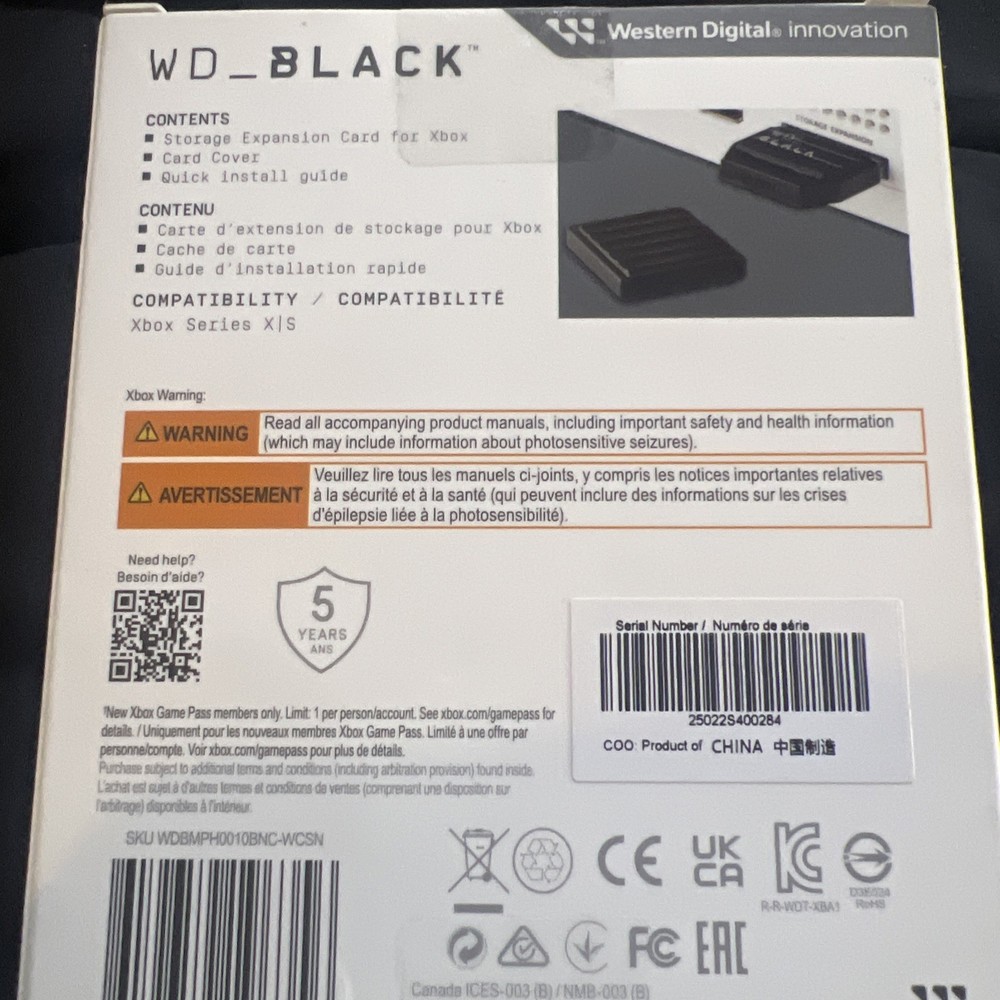 S - WDBMPH0010BNC-WCSN