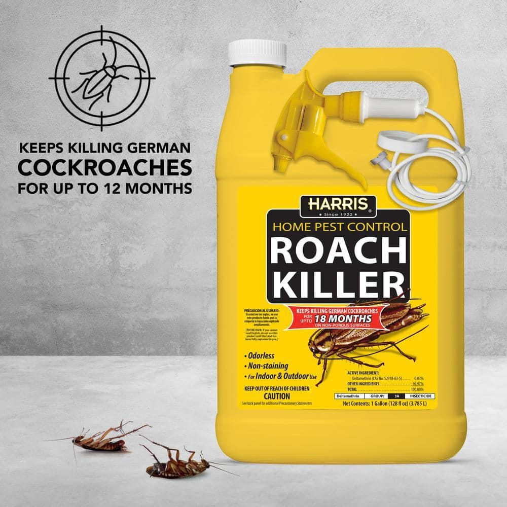1 Gal. Roach Killer Spray , Included sprayer for easy application 128 fl oz.