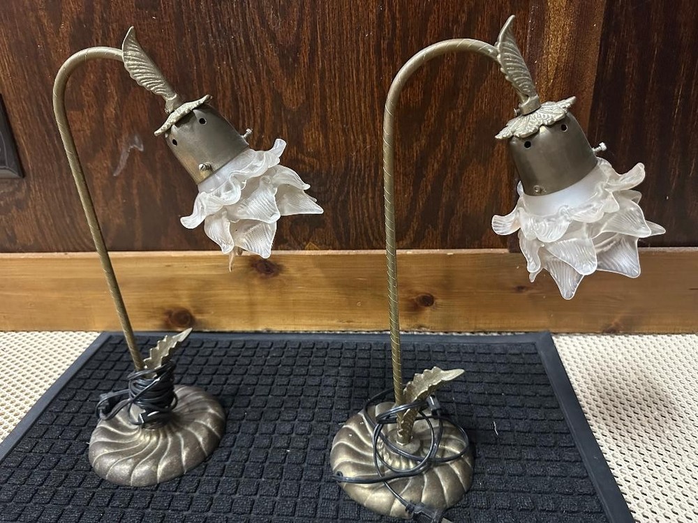 Antique Rose Lamps Gold