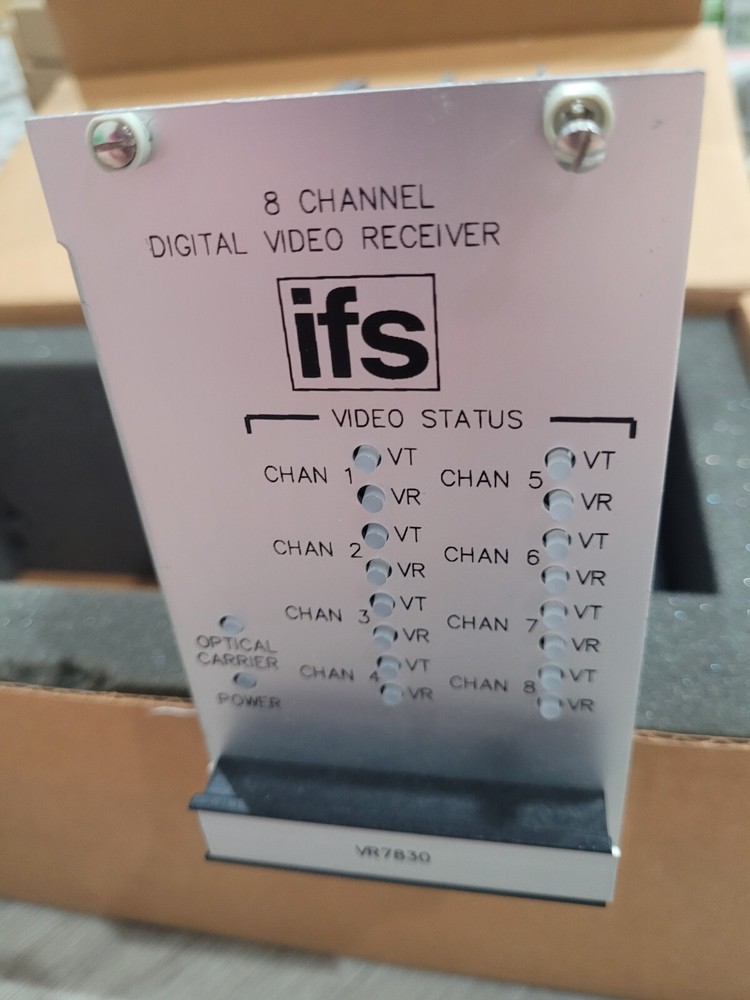 VR7830-R3 IFS GE Security 8 Channel Digital Receiver Interlogix Compatable