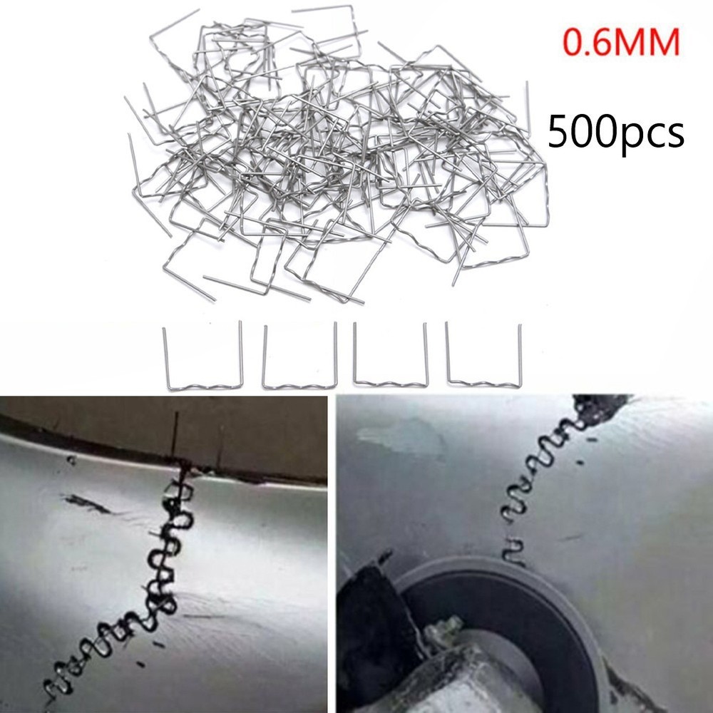 Pre-cut Hot Stapler Staples 500PCS Accessories Flat Staple Replacement