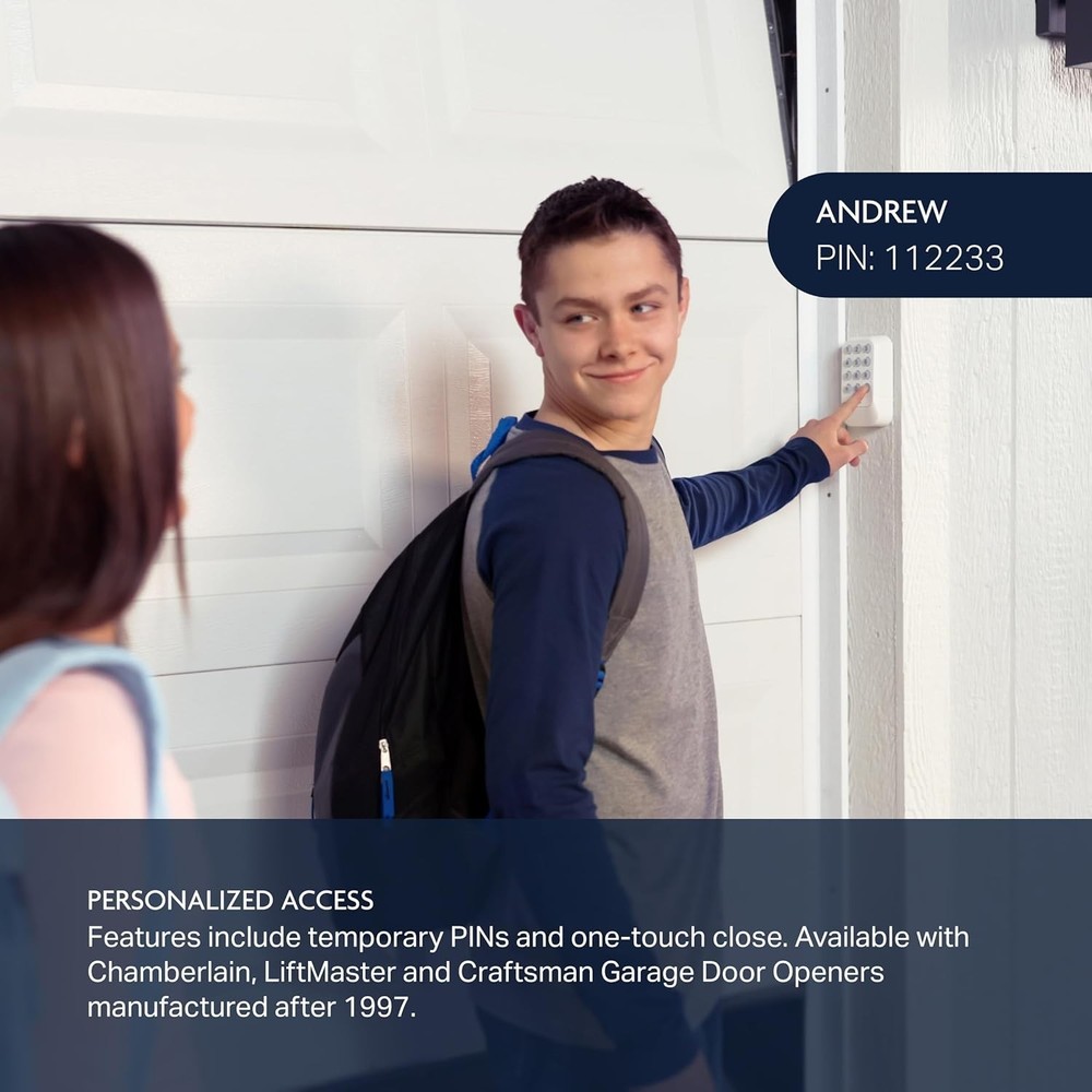 Wireless Garage Door Keypad - Easy Installation