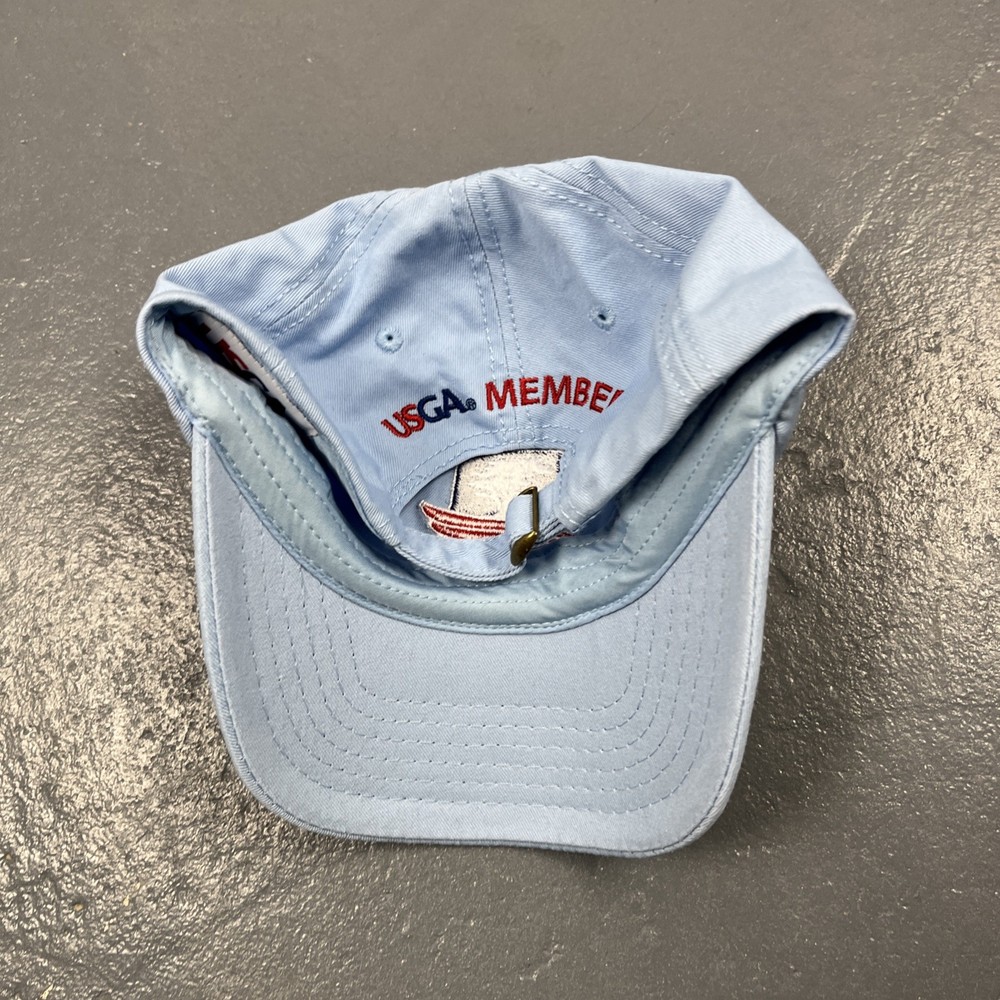 2019 U.S. Open Pebble Beach Adjustable Strapback Hat Cap Blue Golf USGA Member