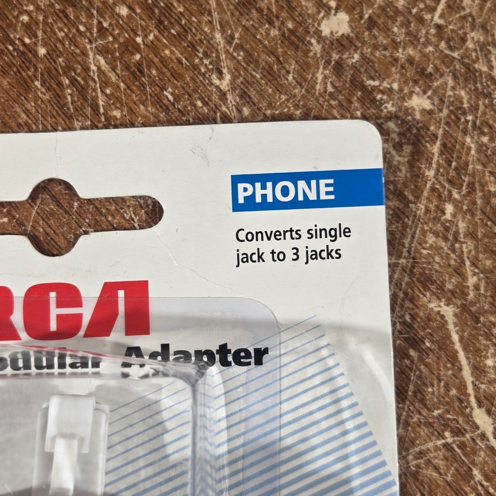 RCA 3 In 1 Modular Adapter Phone Jack