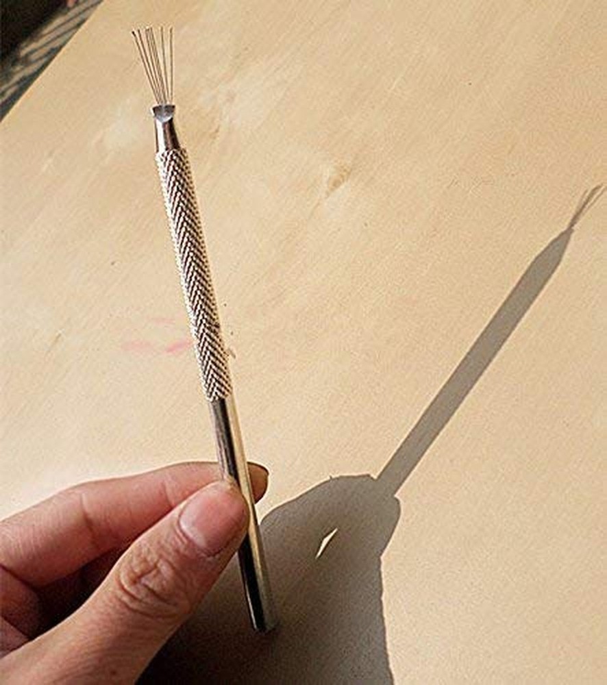 COMIART 2pcs Feather Wire Texture Tool for Clay Sculpting Texturing Modeling ...