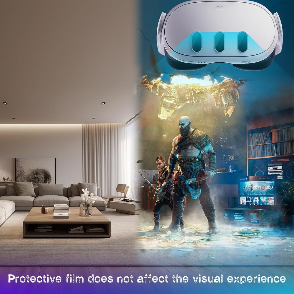 Anti-Scratch Alloy Frame Lens Protector for Oculus Meta Quest 3 - Easy Install