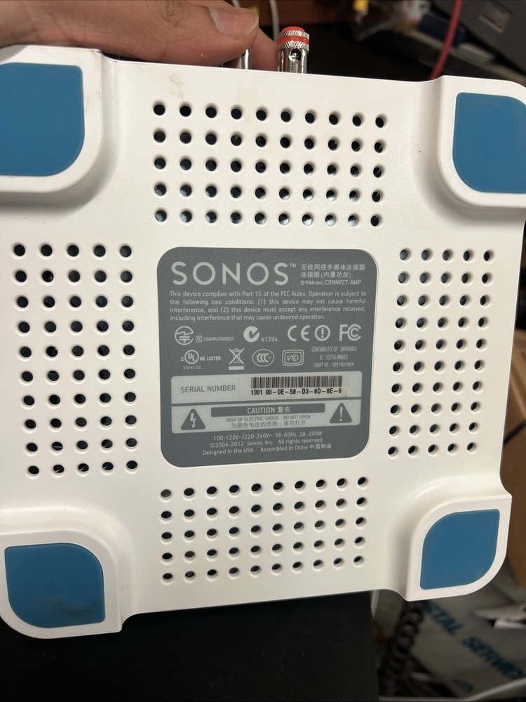 Sonos Connect Amp Gen 1 Wireless Streaming Amplifier!!