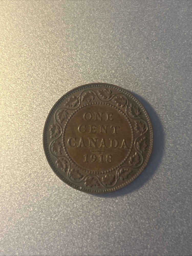 Canada 1918 One Cent Coin George V