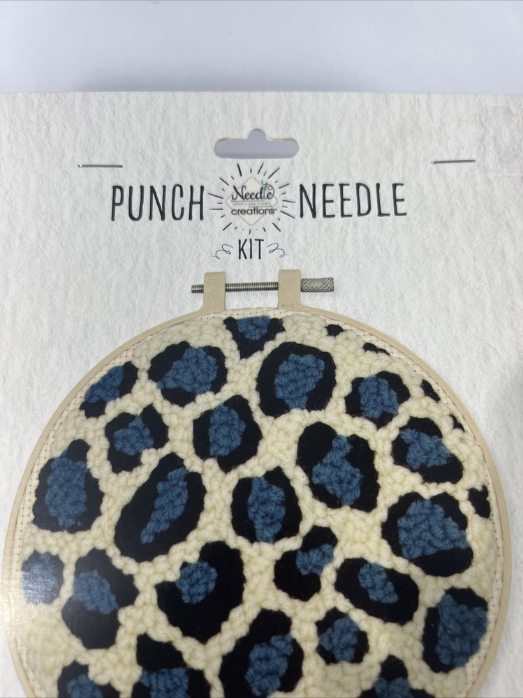 Needle Creations Punch Needle Kit “Leopard” Skill Level Beginner New