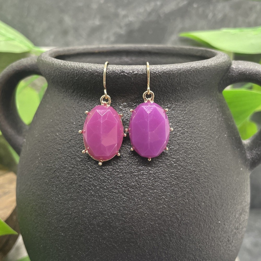 1” Gold-tone Boho Retro Earring Set Drop Dangle New Free Ship B6525