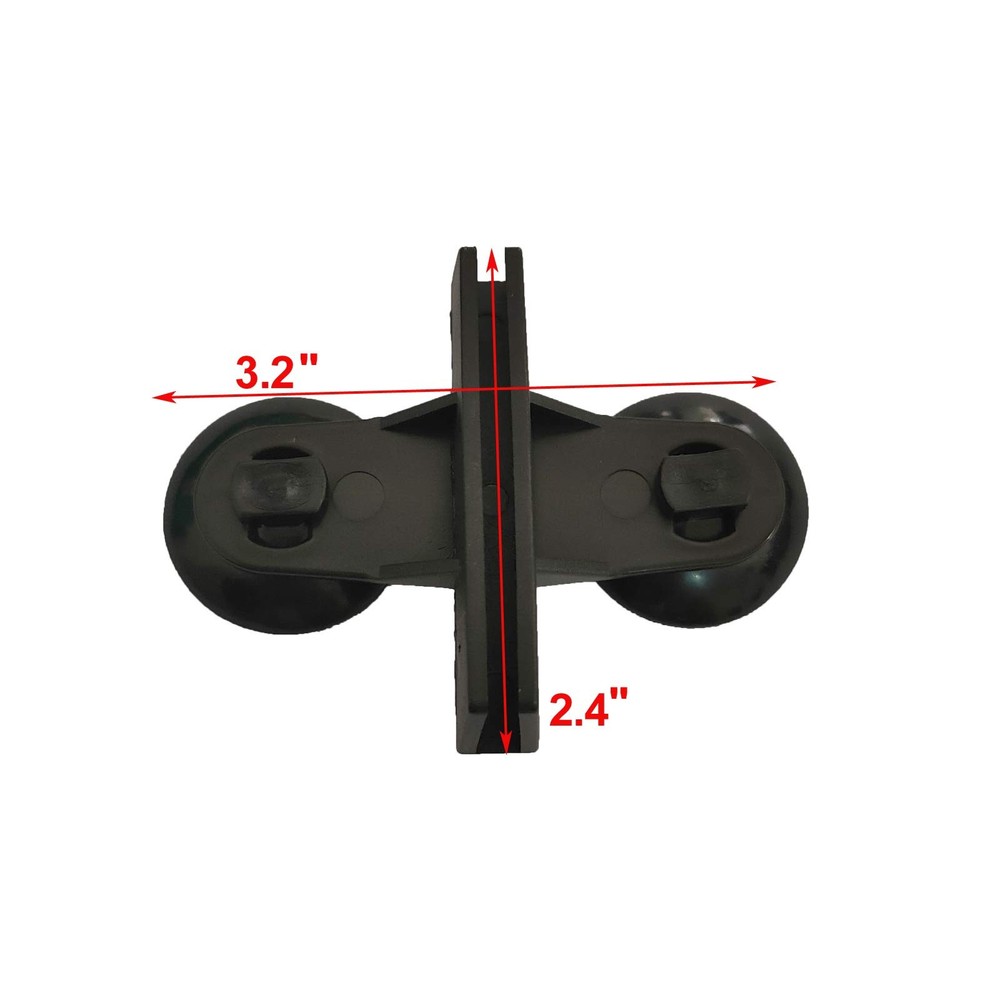 12 Pack Aquarium Divider Suction Cup Divider Black Plastic Sheet Holder