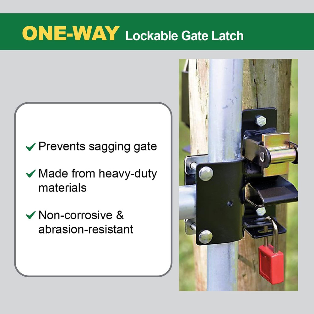 Power-Latch 1 Way Gate Latch
